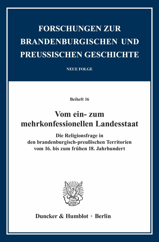 Vom ein- zum mehrkonfessionellen Landesstaat. main product photo