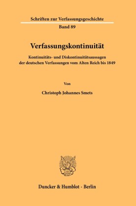 Verfassungskontinuität.