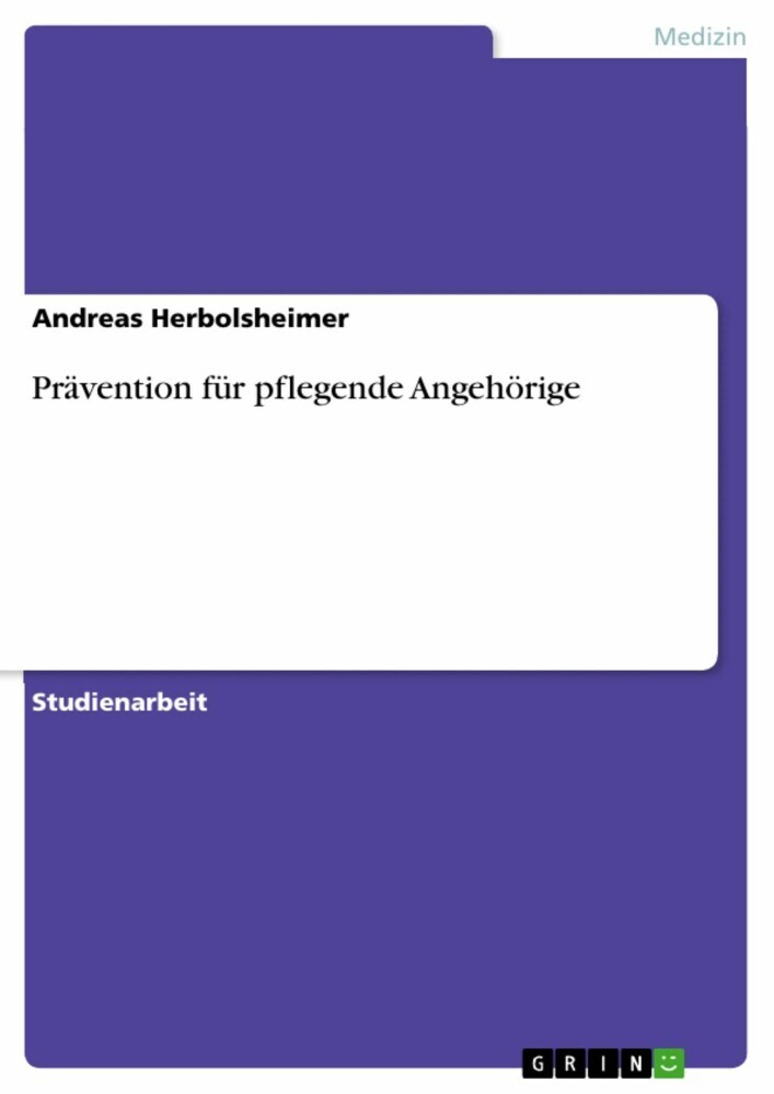 Prävention für pflegende Angehörige main product photo