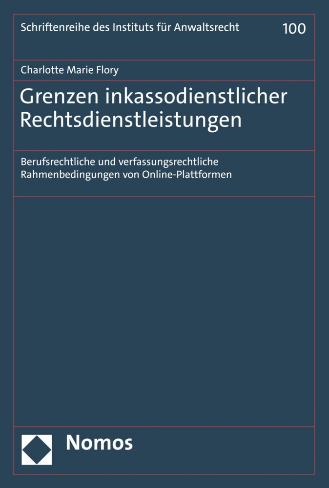 Grenzen inkassodienstlicher Rechtsdienstleistungen main product photo