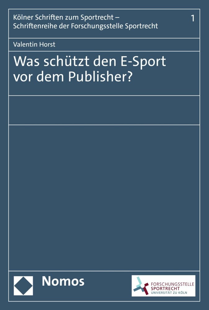 Was schützt den E-Sport vor dem Publisher? main product photo