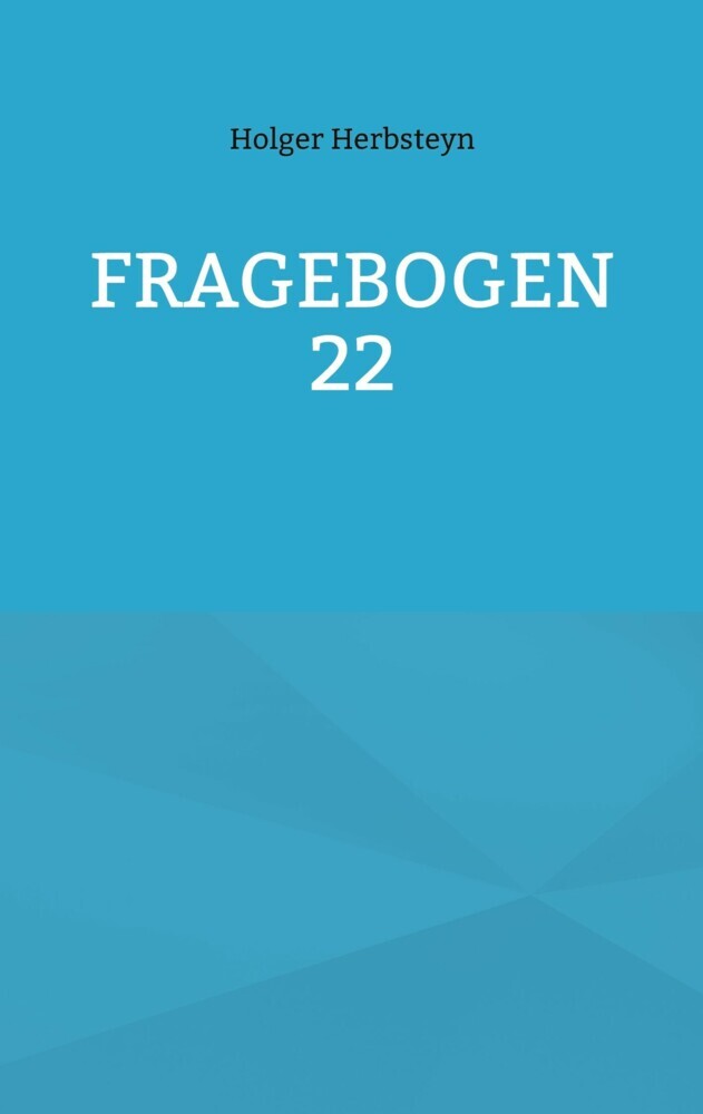 Fragebogen 22 main product photo