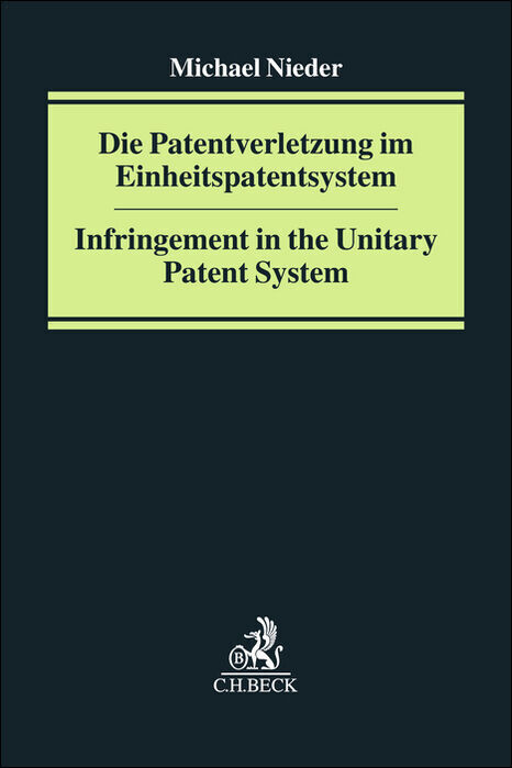 Die Patentverletzung im Einheitspatentsystem main product photo