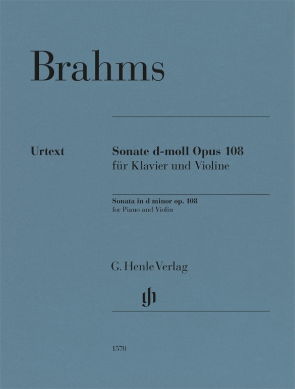 Johannes Brahms - Violinsonate d-moll op. 108 main product photo