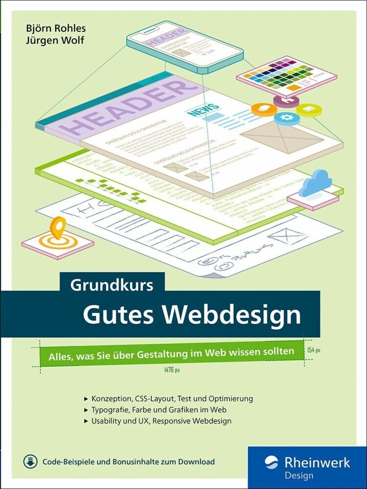 Grundkurs Gutes Webdesign main product photo