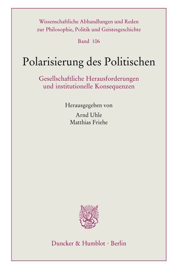 Polarisierung des Politischen. main product photo