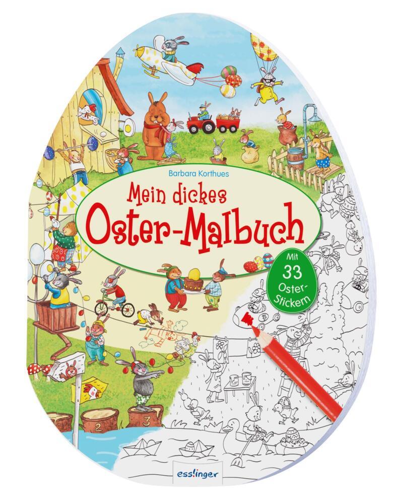 Mein dickes Oster-Malbuch main product photo