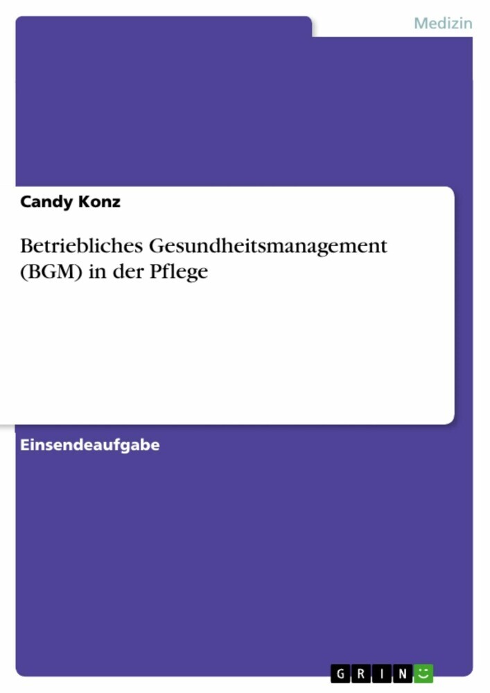 Betriebliches Gesundheitsmanagement (BGM) in der Pflege main product photo