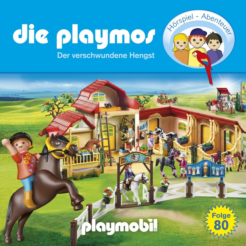 Die Playmos - Der Verschwundene Hengst. Folge.80, 1 Audio-CD main product photo