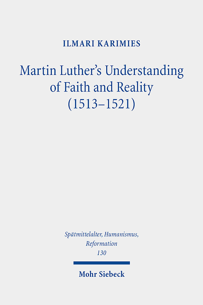 Martin Luther's Understanding of Faith and Reality (1513-1521) main product photo