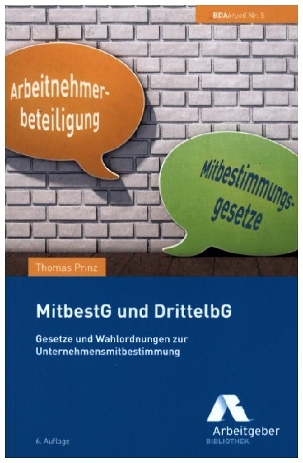 MitbestG und DrittelbG main product photo
