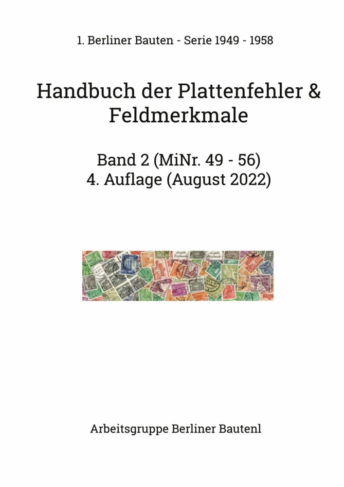 Handbuch der Plattenfehler & Feldmerkmale MiNr. 49 - 56 main product photo