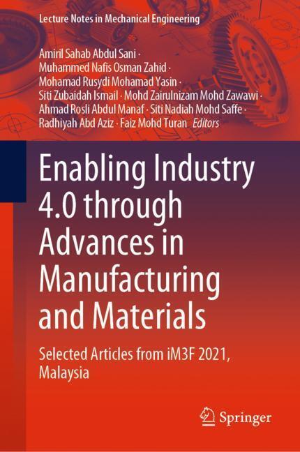 Enabling Industry 4.0 through Advances in Manufacturing and Materials main product photo