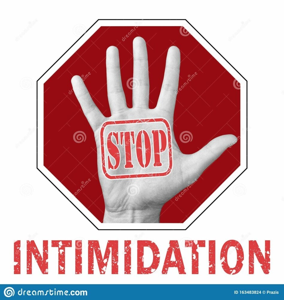 Aide contre l'intimidation main product photo