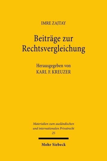 Beiträge zur Rechtsvergleichung main product photo