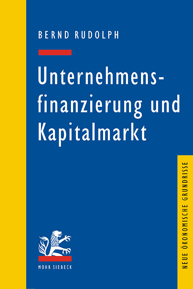 Unternehmensfinanzierung und Kapitalmarkt main product photo