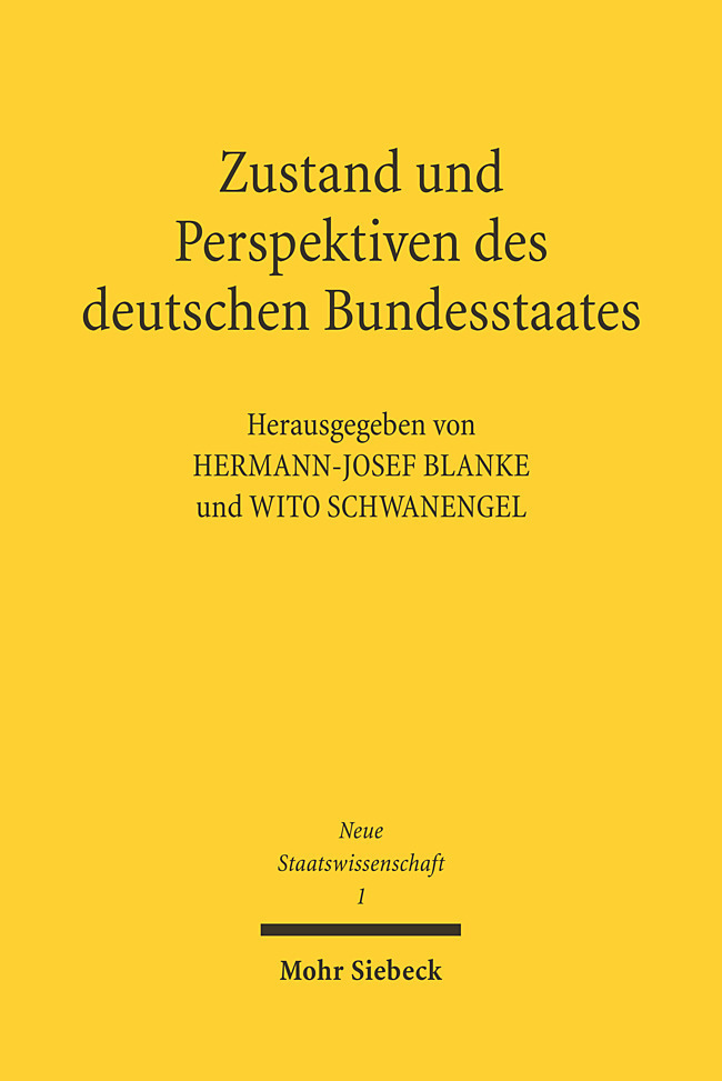 Zustand und Perspektiven des deutschen Bundesstaates main product photo