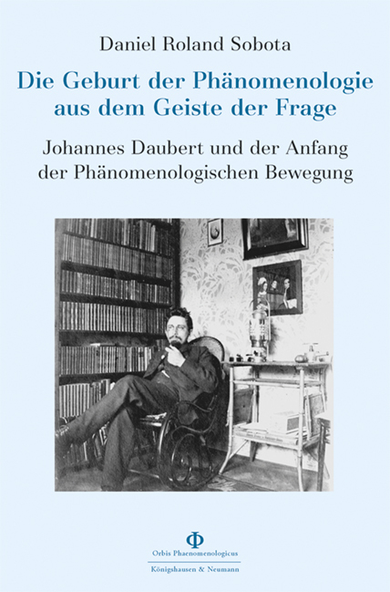 Die Geburt der Phänomenologie aus dem Geiste der Frage main product photo