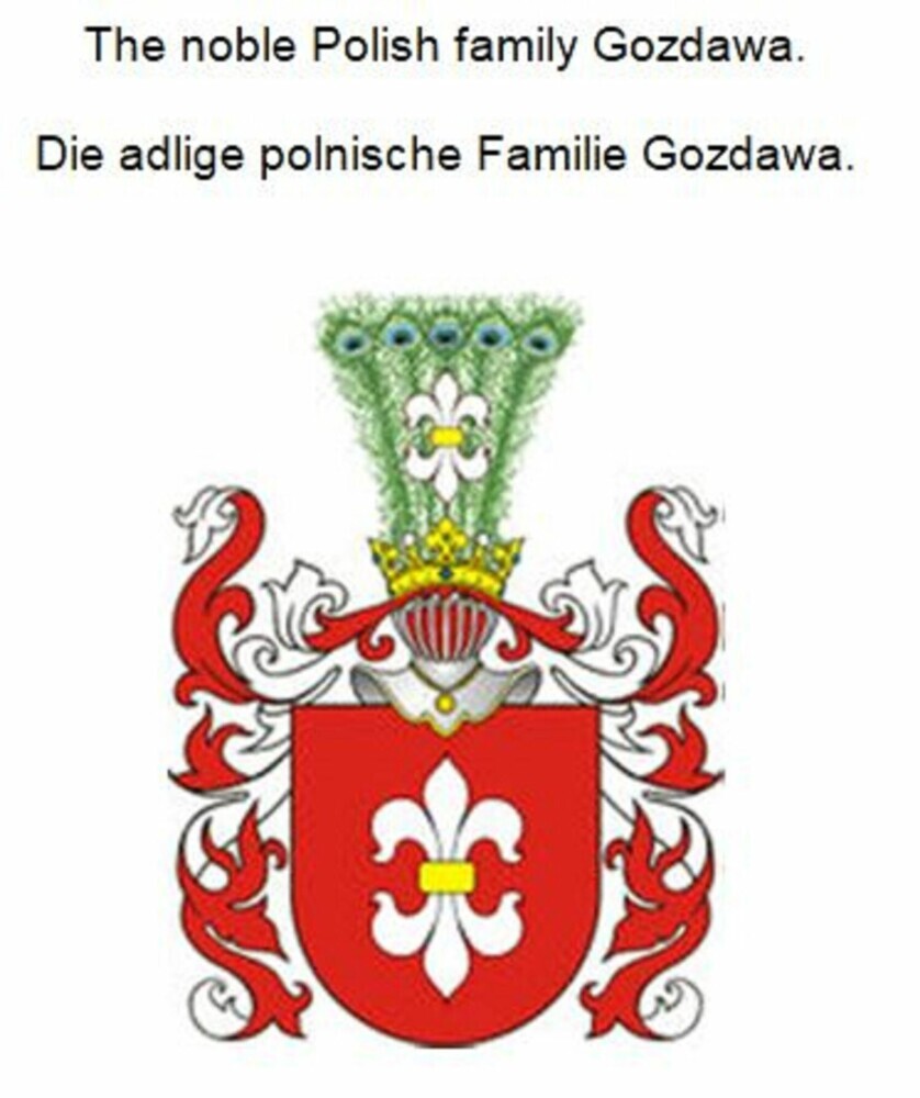 The noble Polish family Gozdawa. Die adlige polnische Familie Gozdawa. main product photo