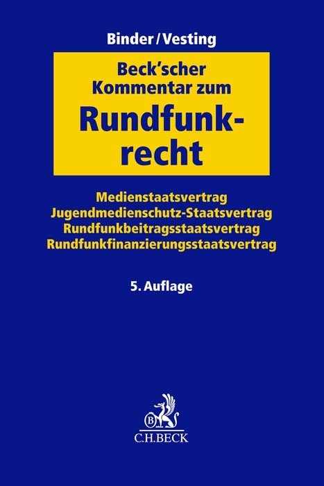 Beck'scher Kommentar zum Rundfunkrecht main product photo