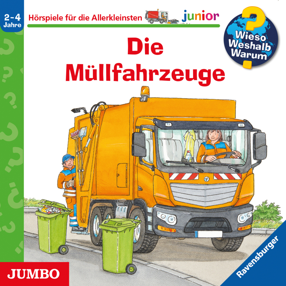 Wieso? Weshalb? Warum? junior. Die Müllfahrzeuge, Audio-CD main product photo