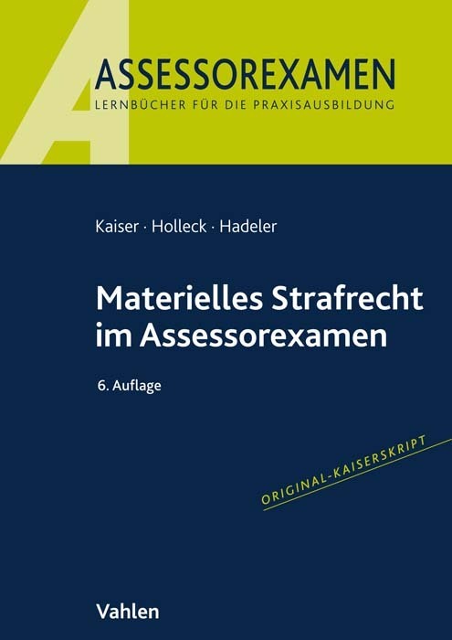 Materielles Strafrecht im Assessorexamen main product photo