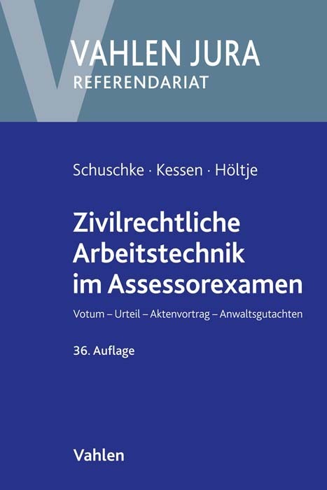 Zivilrechtliche Arbeitstechnik im Assessorexamen main product photo