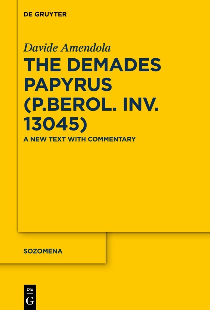 The Demades Papyrus (P.Berol. inv. 13045) main product photo