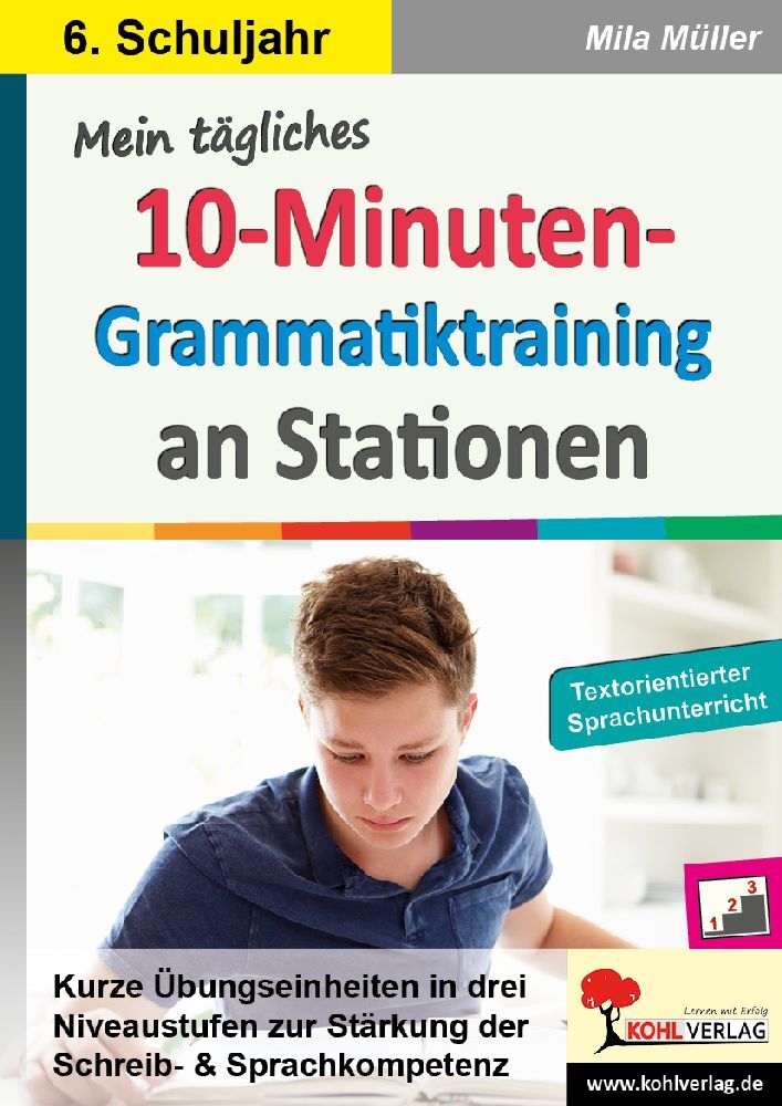 Mein tägliches 10-Minuten-Grammatik-Training an Stationen / Klasse 6 main product photo