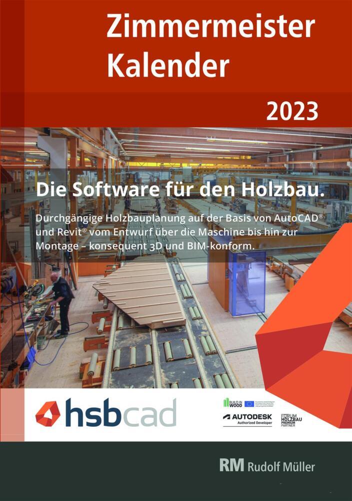 Zimmermeister Kalender 2023 main product photo