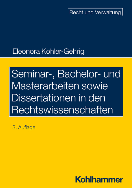 Seminar-, Bachelor- und Masterarbeiten sowie Dissertationen in den Rechtswissenschaften main product photo