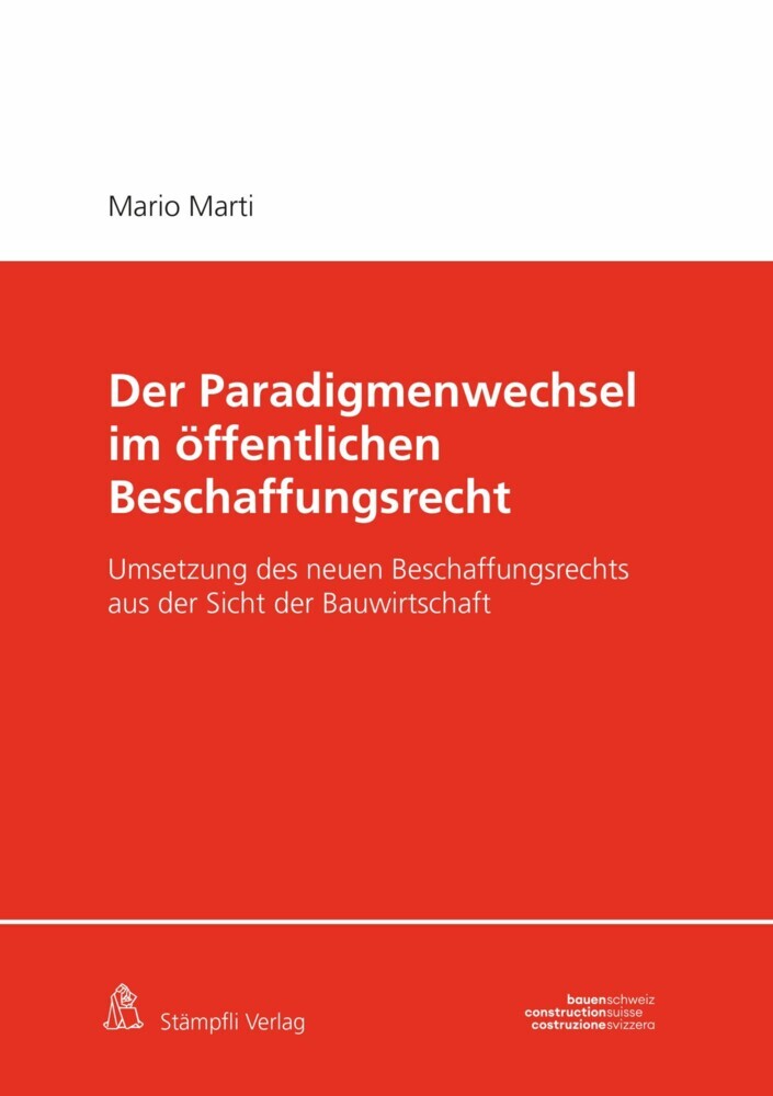 Der Paradigmenwechsel im öffentlichen Beschaffungsrecht main product photo