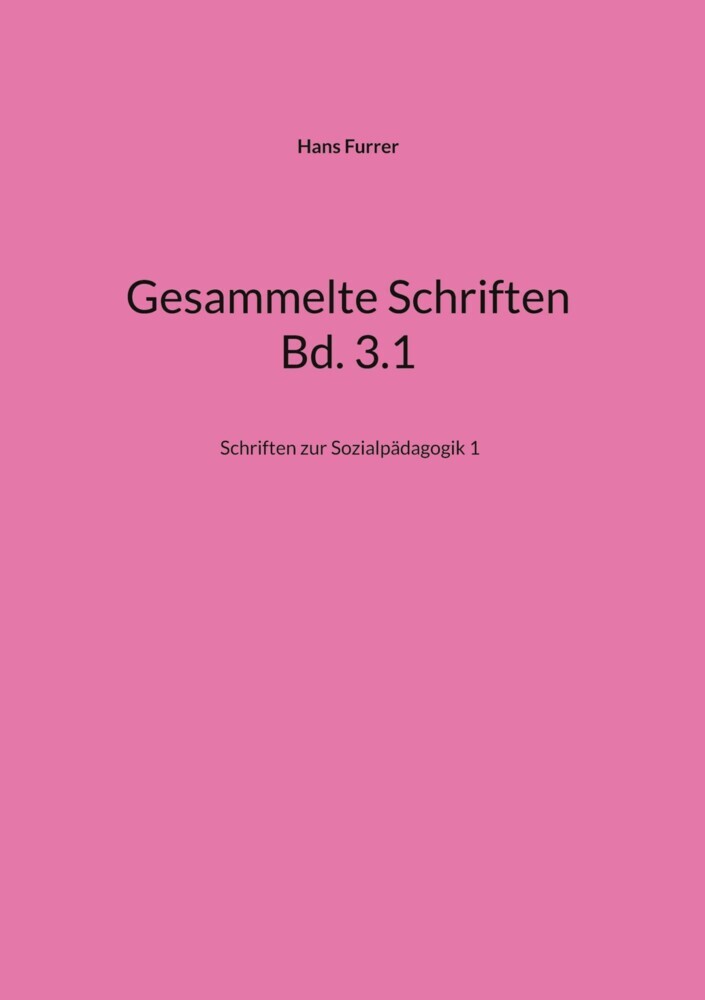Gesammelte Schriften Bd. 3.1 main product photo