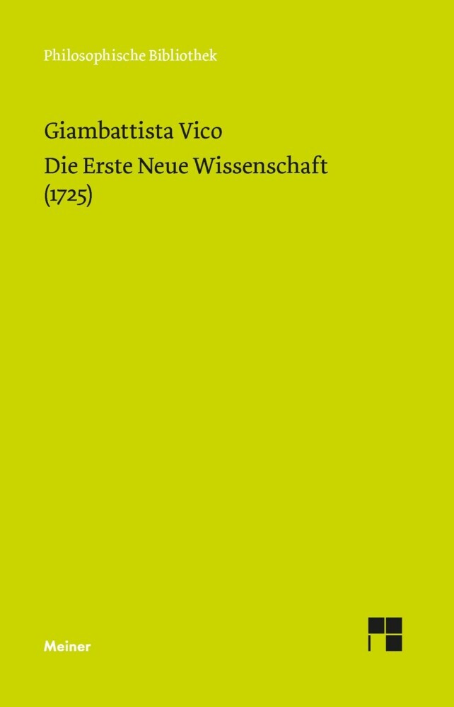Die Erste Neue Wissenschaft (1725) main product photo
