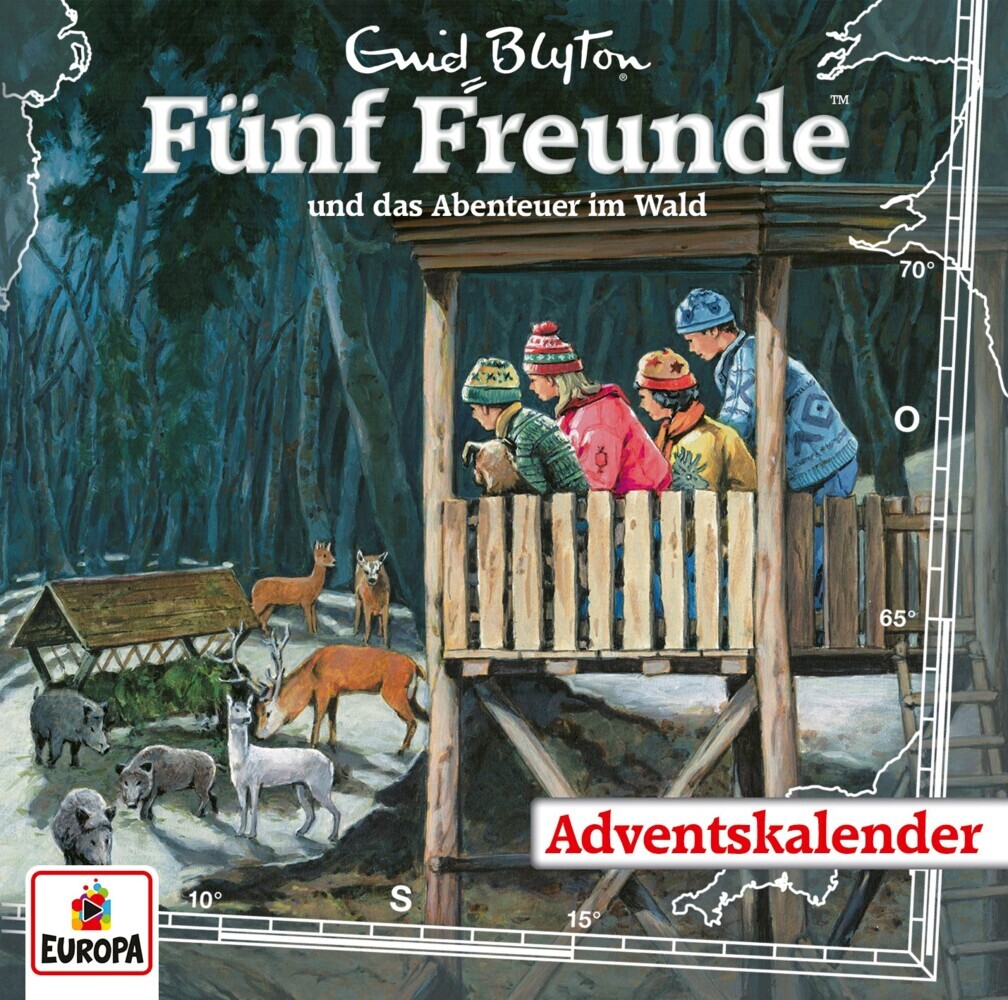 Adventskalender - Fünf Freunde und das Abenteuer im Wald, 2 Audio-CD main product photo