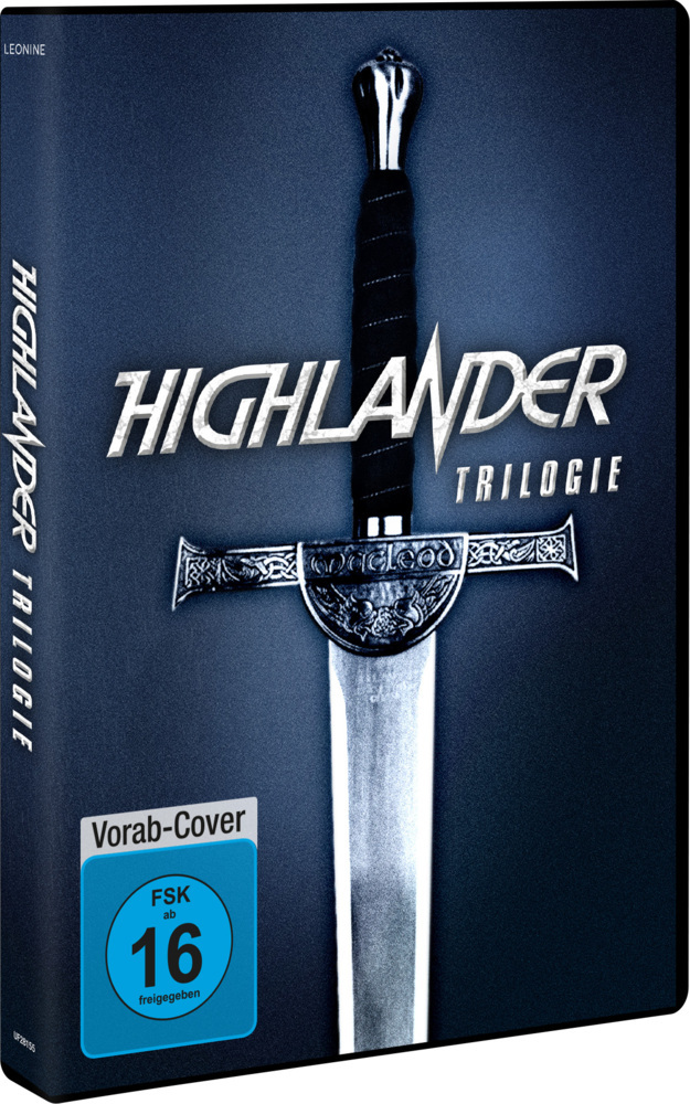 Highlander Trilogie, 3 DVD main product photo