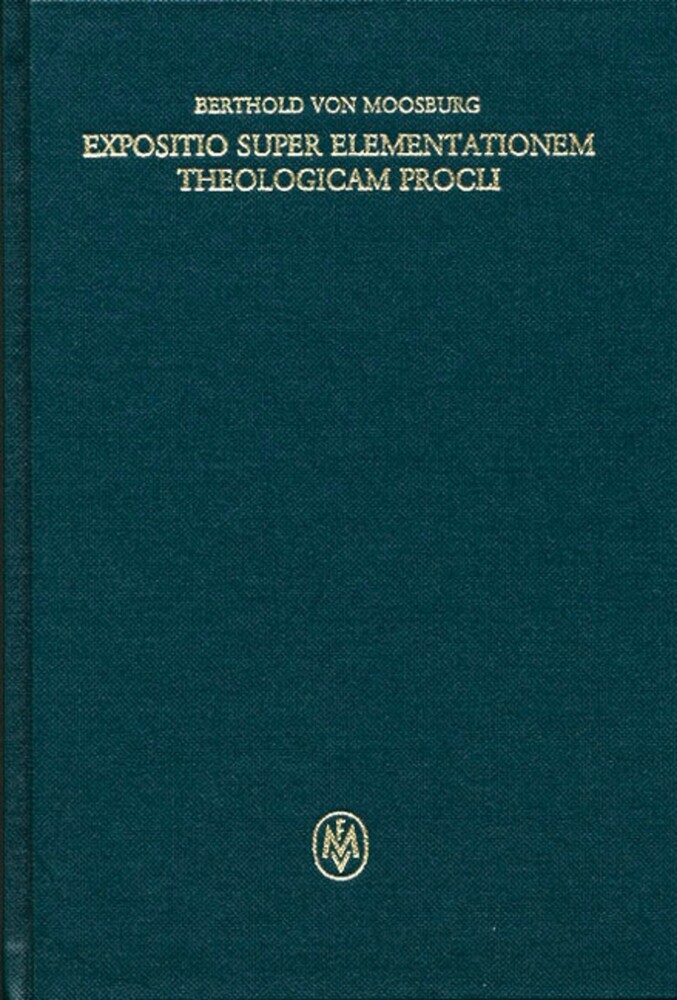 Expositio super elementationem theologicam Procli main product photo