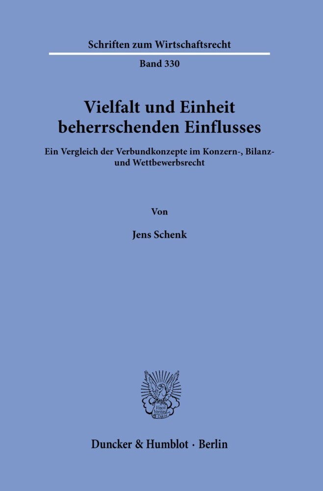 Vielfalt und Einheit beherrschenden Einflusses. main product photo