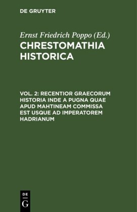 Recentior Graecorum historia inde a pugna quae apud Mahtineam commissa est usque ad imperatorem Hadrianum