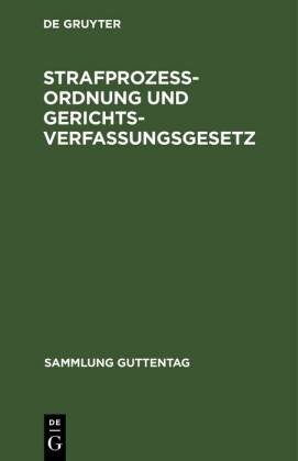 41Strafprozeßordnung und Gerichtsverfassungsgesetz
