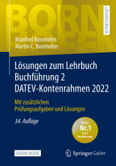 Lösungen zum Lehrbuch Buchführung 2 DATEV-Kontenrahmen 2022, m. 1 Buch, m. 1 E-Book