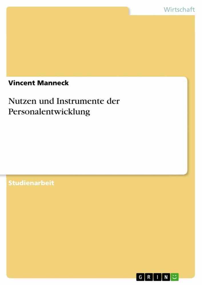 Nutzen und Instrumente der Personalentwicklung main product photo