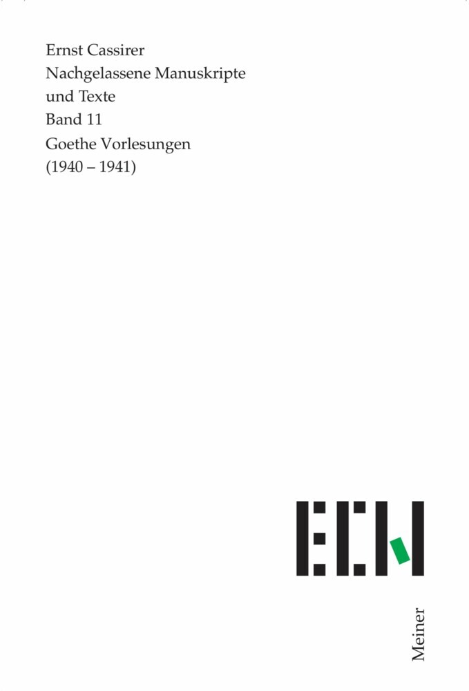 Goethe Vorlesungen (1940-1941) main product photo