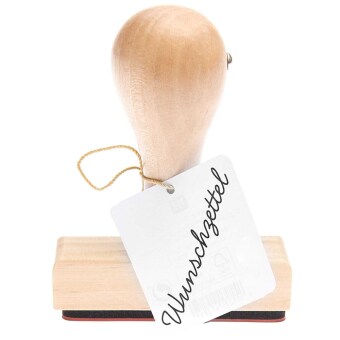 Stempel Wunschzettel, FSC 100%