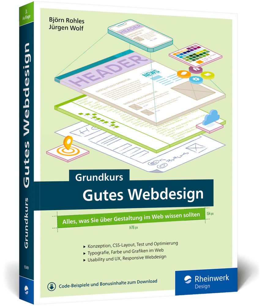 Grundkurs Gutes Webdesign main product photo