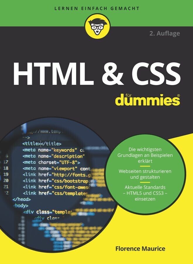 HTML & CSS für Dummies main product photo