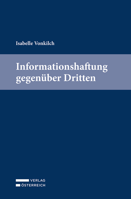 Informationshaftung gegenüber Dritten main product photo