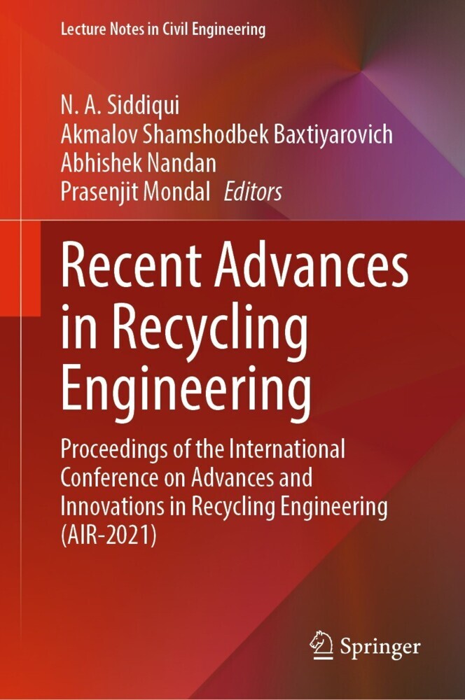 Recent Advances in Recycling Engineering main product photo