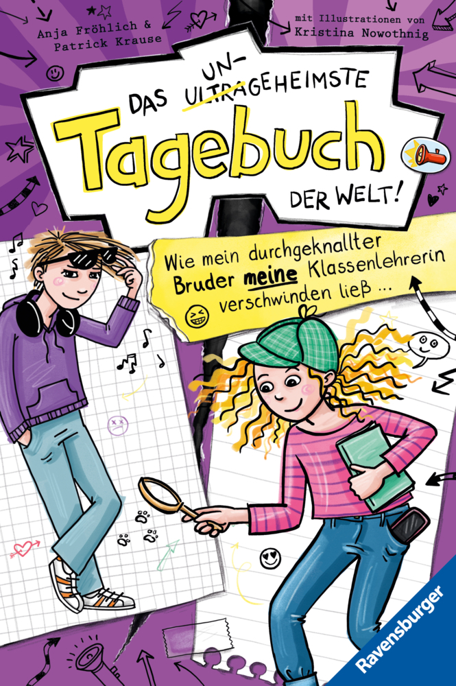 Das ungeheimste Tagebuch der Welt!, Band 5 - Wie mein durchgeknallter Bruder meine Klassenlehrerin verschwinden ließ ... main product photo