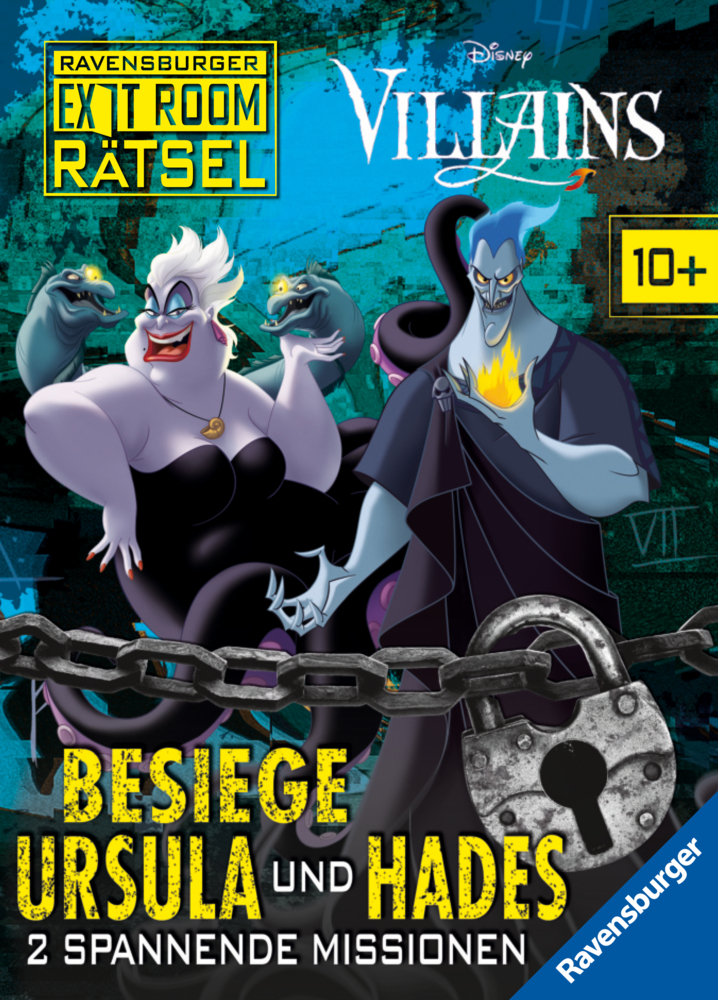 Disney Villains - Ravensburger Exit Room Rätsel: Besiege Ursula und Hades main product photo